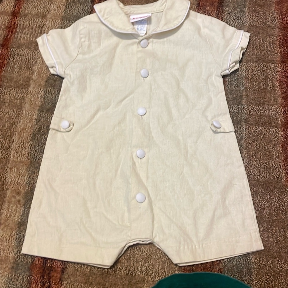Lynley designs pale yellow one piece